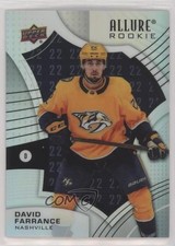 2021-22 Upper Deck Allure Rookies Number 63/199 David Farrance #136 0x2e