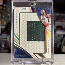 Donovan Mitchell 2019-20 Immaculate GU Nameplate Jersey Patch MEM Jazz SSP /10