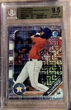  Yordan Alvarez RC Bowman Chrome Mega Box Mojo 9.5 Refractor BGS 9.5 #BCP-123