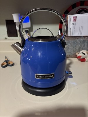 KitchenAid KEK1222ER 1.25L Electric Kettle Empire Blue Tested & Working