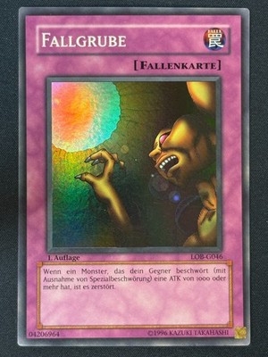 Fallgrube LOB-G046 1st Edition Super Rare Deutsch EX Yugioh