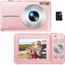 Zostuic Digital Camera, 1080P, 44MP, Vlogging Camera 16X Zoom - BRAND NEW