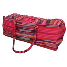 Yoga Pilates Kit Duffle Bag Travel Holdall Mat Carrier Pink Studio Gym Fitness