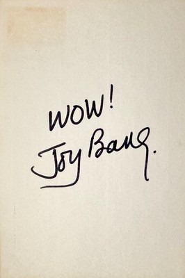 JOY BANG Signed Autographed INDEX CARD Messiah of Evil Night of the Cobra Woman