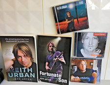KEITH URBAN : BULK BUY, 2 BOOKS, 3 ALBUM CD'S - LIKE NEW