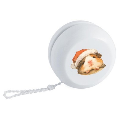 ''Süßer Weihnachtshamster schaut auf'' Retro Style Yo-Yo (YY00052502)