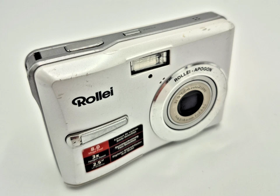 Rollei Digitalkamera Modell Compactline 80 / 8.0 MP / 3xZoom / Getestet ! - Bild 2 von 4