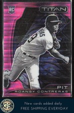 Roansy Contreras 2022 Panini Chronicles Titan Pink Pulsar #12 Pittsburgh Pirates