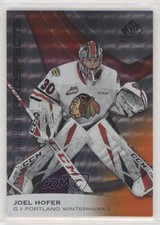 2019-20 Upper Deck SP Game Used CHL Edition Orange 91/199 Joel Hofer #63 sq1