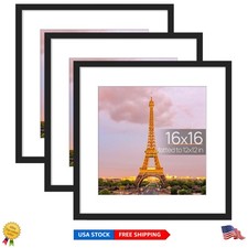 Modern Black Picture Frame Set of 3 - Perfect for Gifts  Cherished Moments
