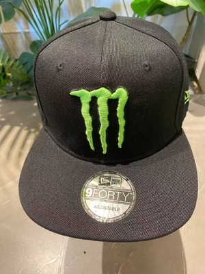 Monster Energy Men's Embroidered Flat Brim Casual Adjustable Baseball Cap  Hat