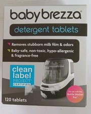 Baby Brezza 120 Detergent Soap Tablets for Bottle Washer Pro Refill Open Box