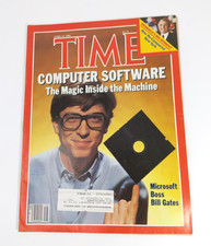 Time Magazine April 16 1984 BILL GATES Microsoft Computer Software Trump