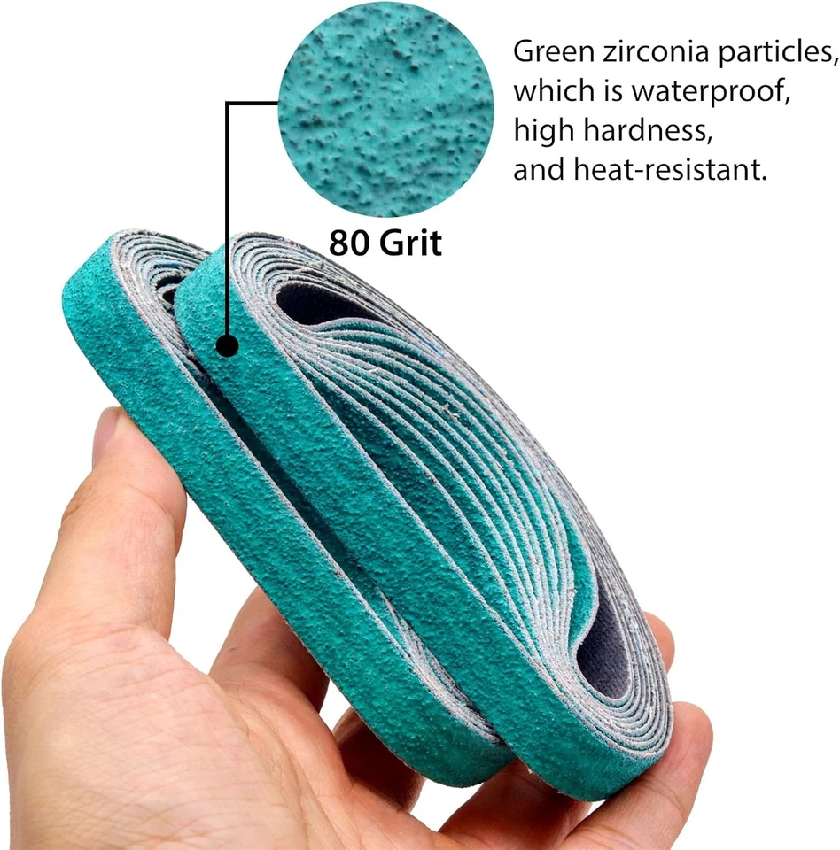 20 Pack 1/2" x 12" Knife Sharpener Sanding Belts for Official Work Sharp Knife & - Image 4 of 4