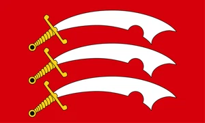 Essex Flag Self Adhesive Vinyl Sticker