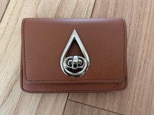 Kenzo Bifold Wallet Brown/Yellow Limited Edition Style Bold Artistic Design Icon