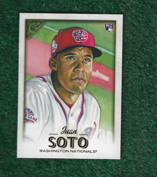 JUAN SOTO - 2018 TOPPS GALLERY ROOKIE CARD # 126 - NATIONALS - METS - MLB