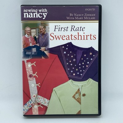 Sewing with Nancy: First Rate Sweatshirts DVD 2006 Nancy Zieman DIY Instruction