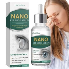 Nano Eye Drops Serum,Natural Nano Lubricant Eye Drops for Dry Eye Presbyopia.