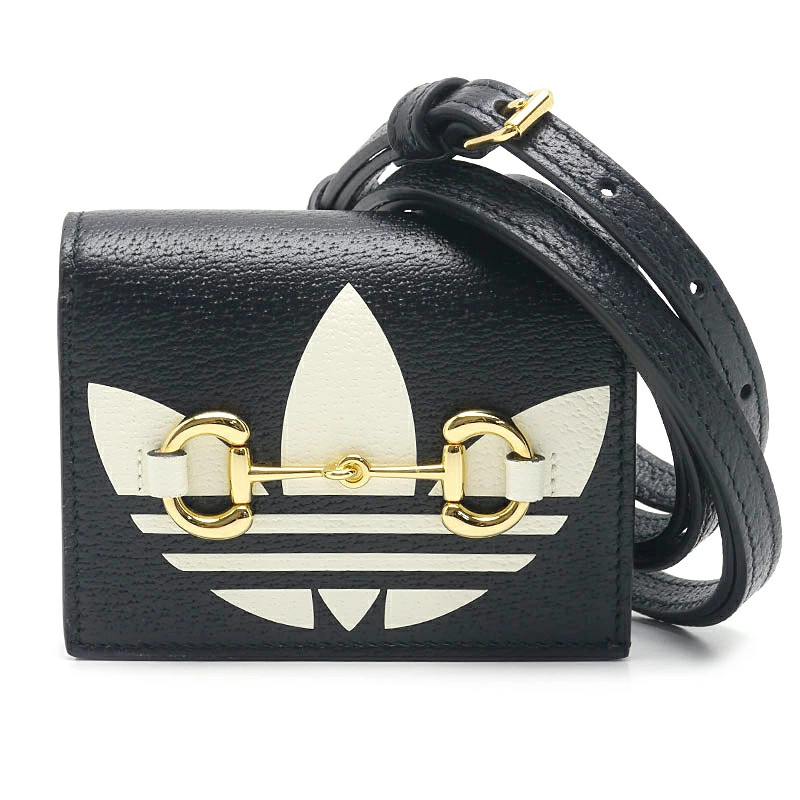 ○Gucci x adidas Shoulder Wallet 702248 Black Box and ○Gucci x adidas Shoulder Wallet 702248 Black Box and