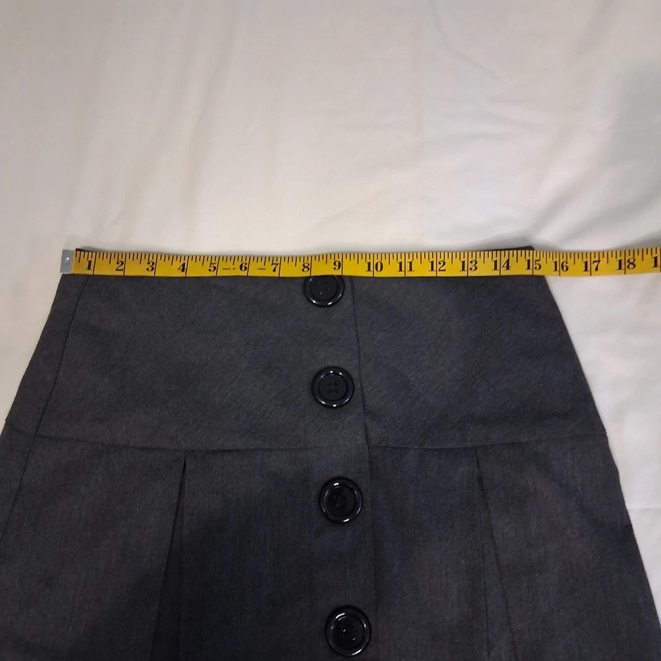 Minifalda Y2K Objetos Necesarios Gris Plisada Micro Escuela Niña Academia Talla S Foto 2 de 4