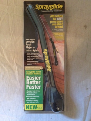 #ad Sprayglide Pressure Washer Roller Adjustable Attachment Spray Wand Gun Nozzle $15.00
