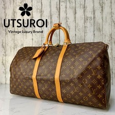 LOUIS VUITTON Keepall 55 Monogram Boston Bag M41424 Authentic【Condition:S】