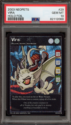 2003 Neopets Vira Holo Foil #29 PSA 10 Gem Mint | eBay