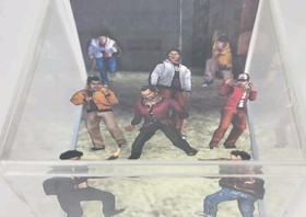 Shenmue I "70 Man Battle" 3D Cube Handmade Diorama Sega Dreamcast Video Game