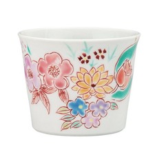 Kutani Ware Soba Choko Cup for soba – Flower Garden Sawada Ikumi Japan