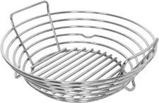 Kamado Joe JR Charcoal Ash Basket, Stainless Steel Grill Basket silver 