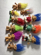 Trolls 10 In Lot Different Sizes As Shown In Pictures