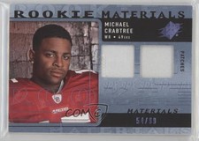 2009 SPx Rookie Materials Patch 54/99 Michael Crabtree #RM-MC Patch 10xu