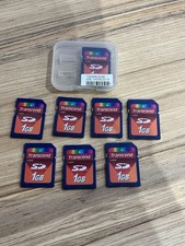 Karty SD mieszanka 1GB Transcend x8