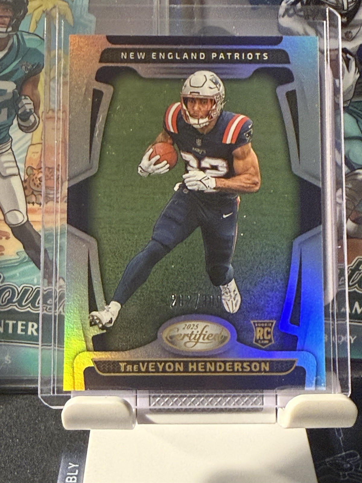 2025 Panini Certified - Rookies TreVeyon Henderson #144 262/399 (RC)