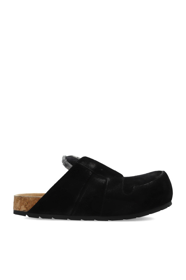 Balenciaga - Men - Suede slides Dumbo - Black 203590₽