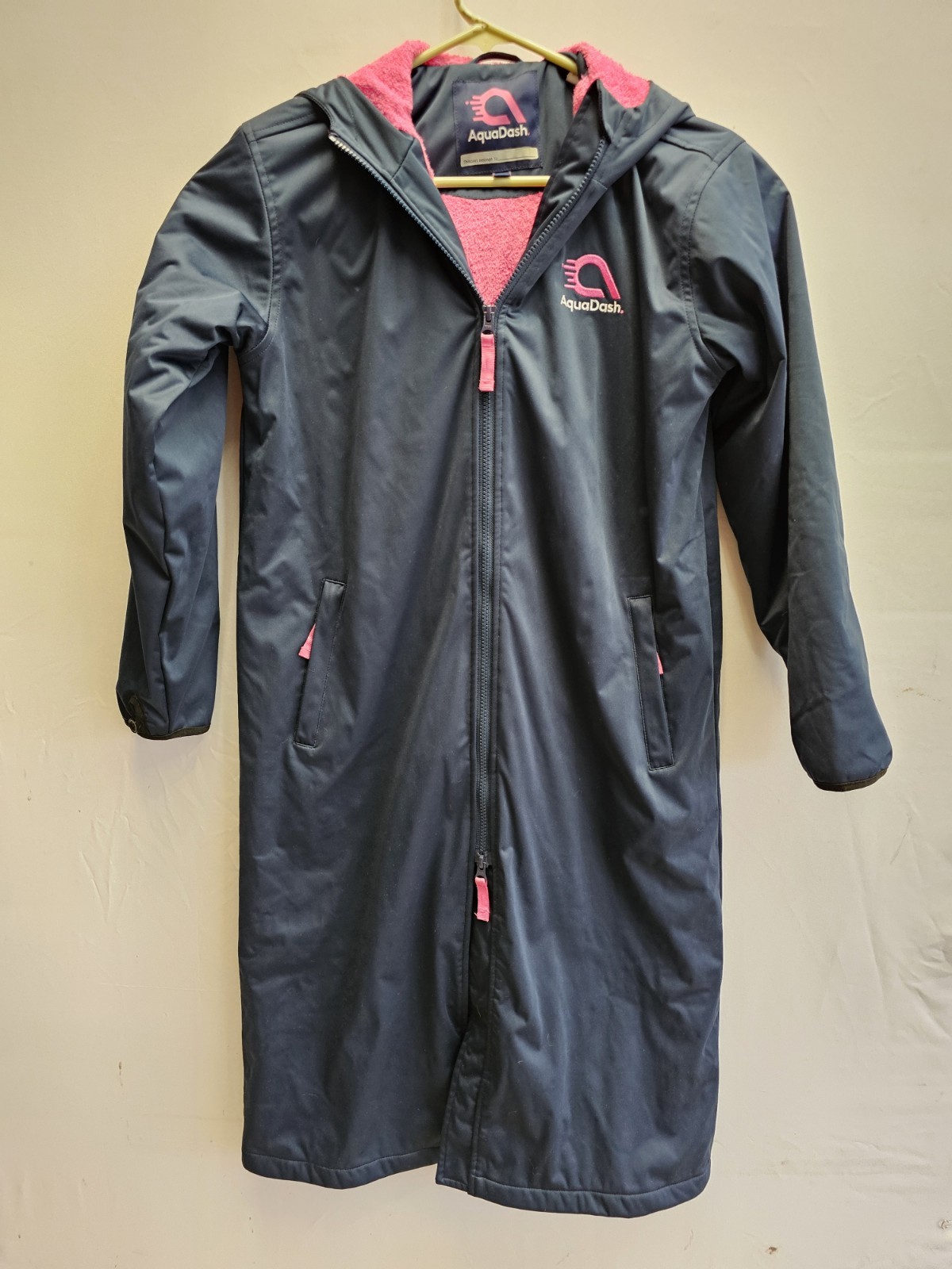 Aquadash Swim Parka Pink And Blue Size 14 Swimming