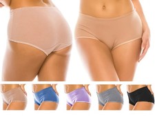 Women's Cotton Blend Briefs Shorts Underwear Boyshorts Multicolor 12 Pack