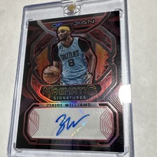 Panini Obsidian Magmatic Signatures Red #MS-ZWM Ziaire Williams Grizzlies Auto/5