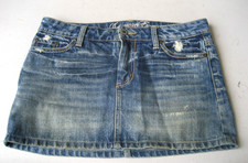 American Eagle Live you life Skirt Womens size 4 Denim Blue Mini Pockets Denim