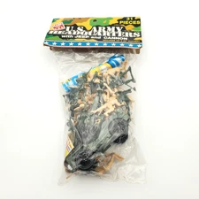 Vintage Tim Mee US ARMY HEADQUARTERS 31 pc Action Set