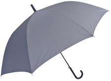Large long umbrella with 65cm ribs stylish design logo thick band one-touch