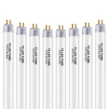 8 PCS 12 Inch F8T5/WW LED Replacement Bulbs 3000K Warm White T5 5W