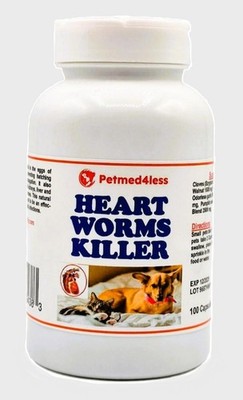 Natural Dewormer for Dog & Cats - Natural formulated to kill, removed & flush