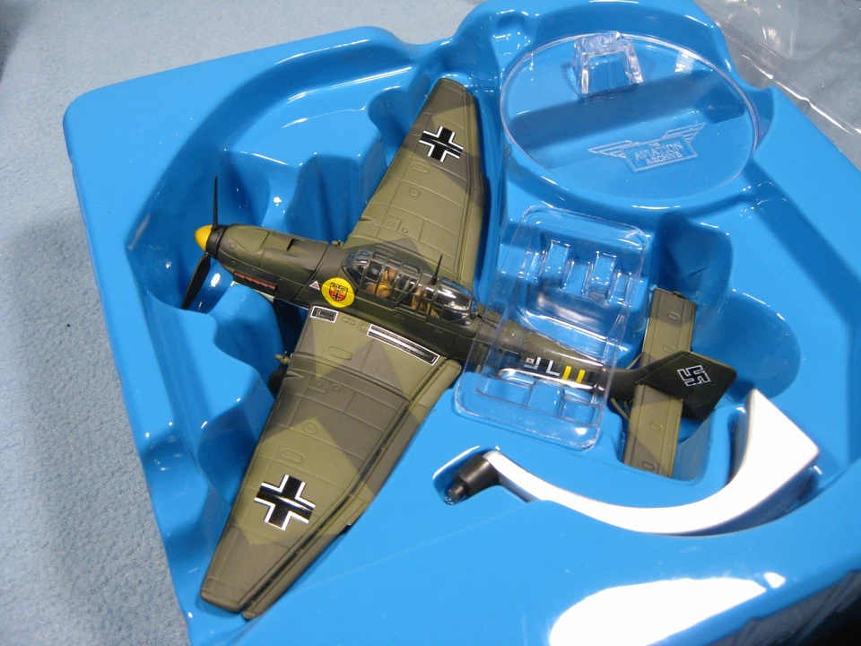 Corgi Junkers JU-87 B-2 T6 HL of 2 STG2 Immelmann Die Cast Plane - Image 2 of 4