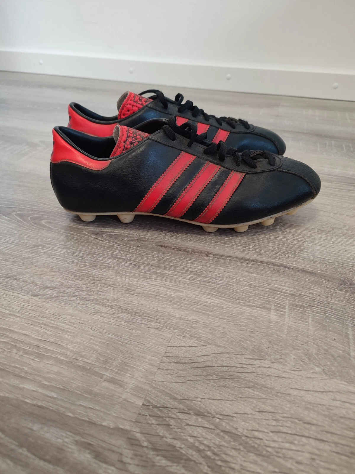 Scarpe da calcio Adidas Chille vintage anni 70 80 made in West Germany tacchetti