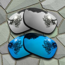 Silver Sky Blue Lenses Replacement for-Arnette Boiler Polarized