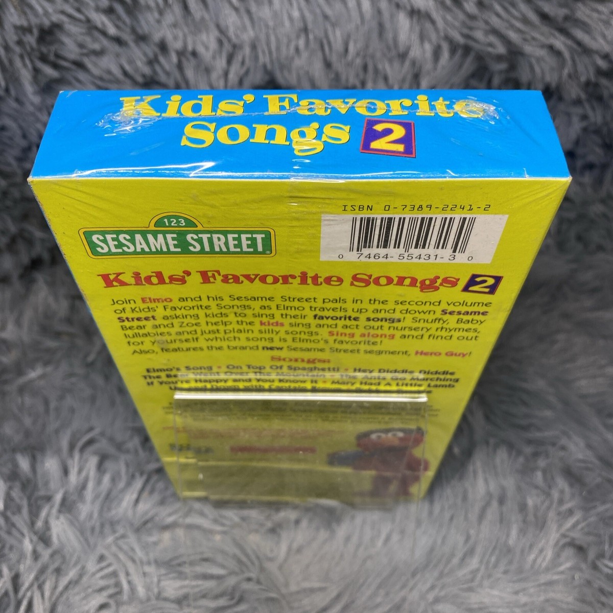 Kids' Favorite Songs 2 Sesame Street VHS Tape Sep-2001 Sony