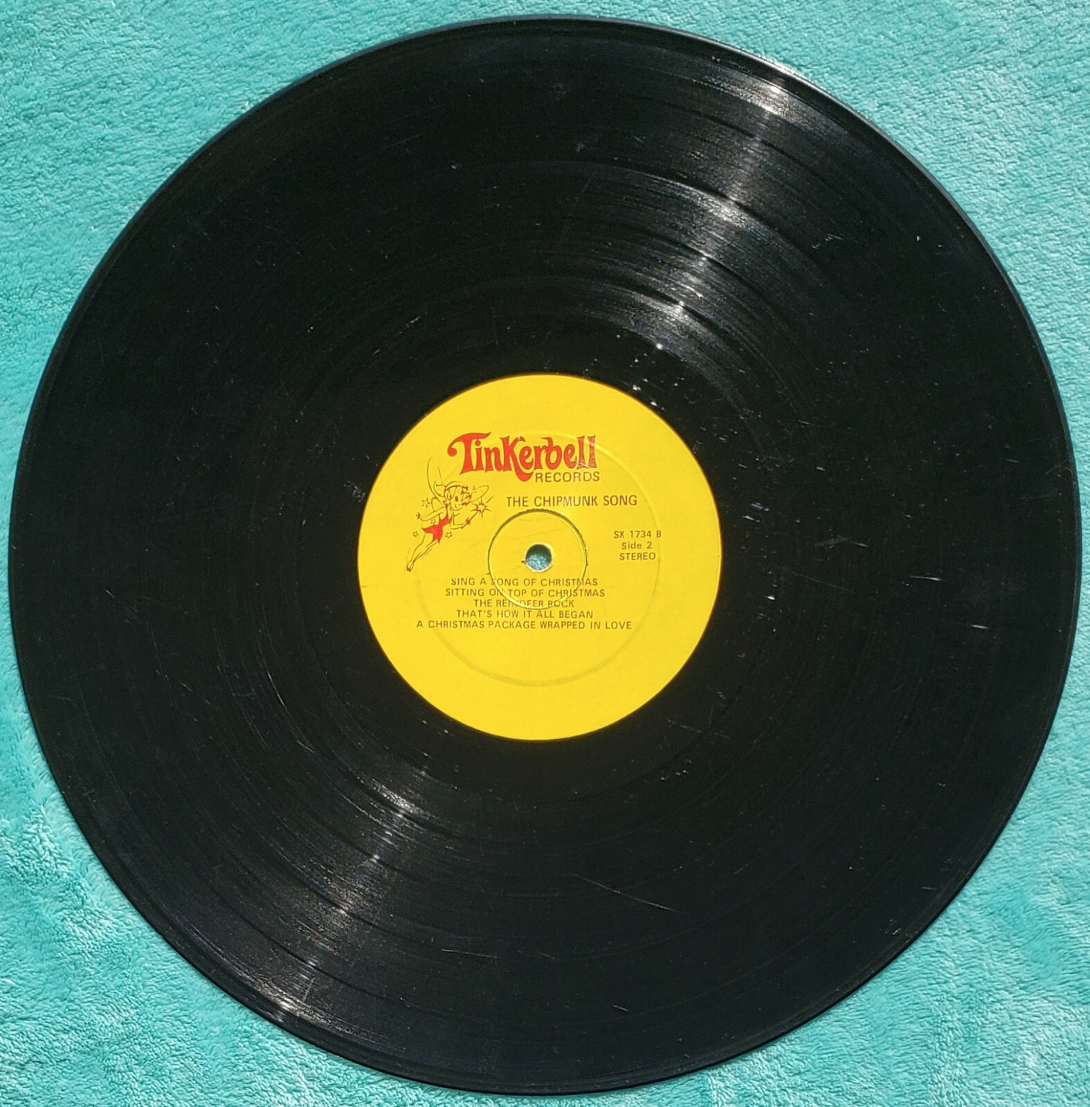 The Chipmunk Song LP 1972 Vinyl Album Tinkerbell Records - The Reindeer Rock  | eBay