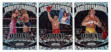2024 WWE Prizm Undercard Wrestlemania Moments Hulk Hogan Bret Hart Bundle (x3)